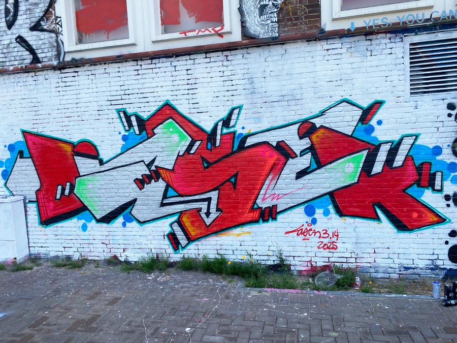 LASER, LASER 3.14, ndsm, graffiti, amsterdam